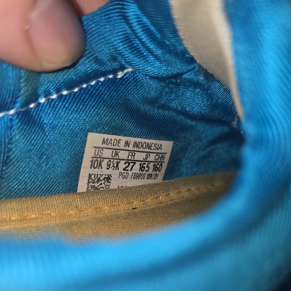 Adidas Kids Sneakers Blue White Donald Duck Design - Picture 2 of 8